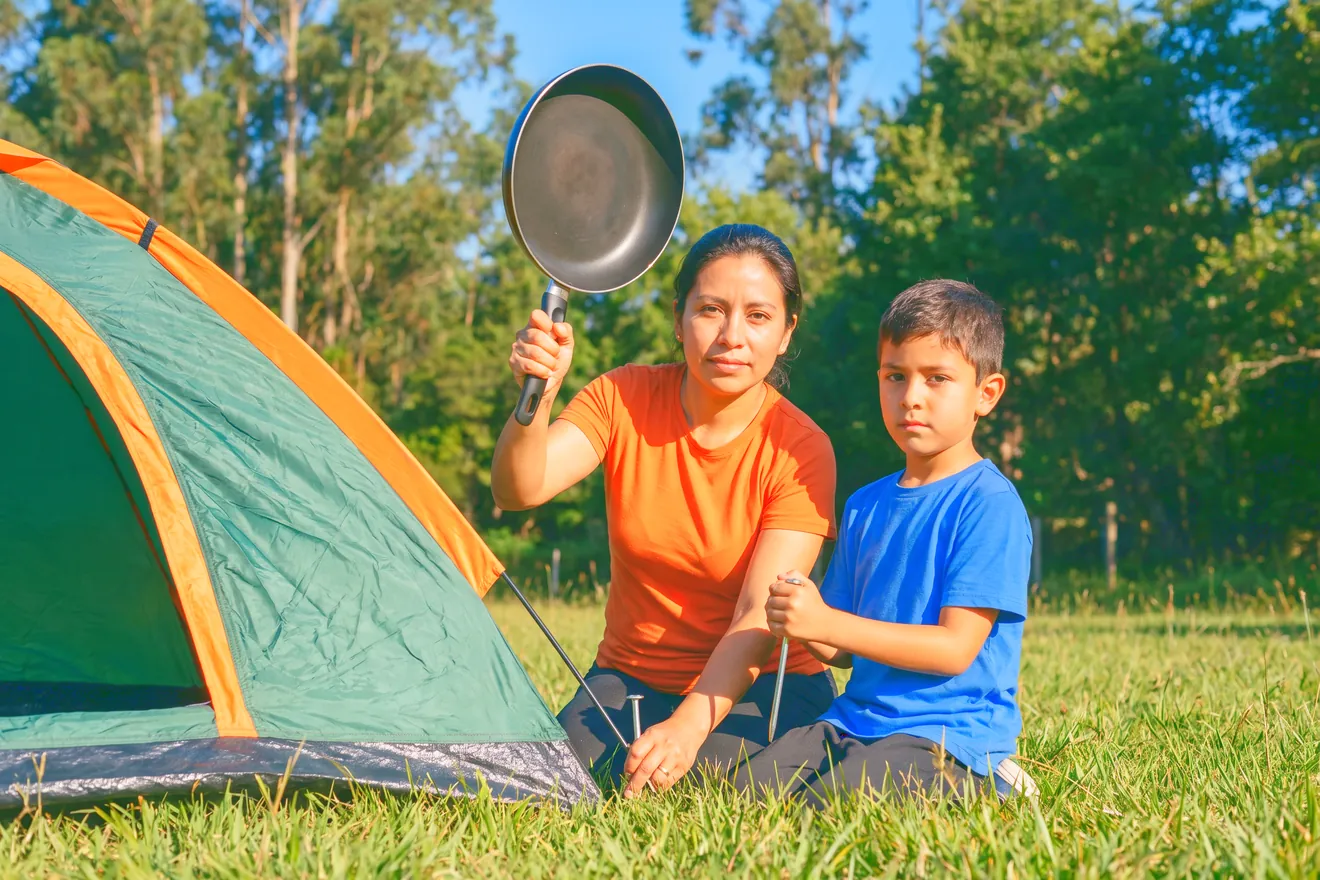 Photo d'illustration : Camping avec enfants