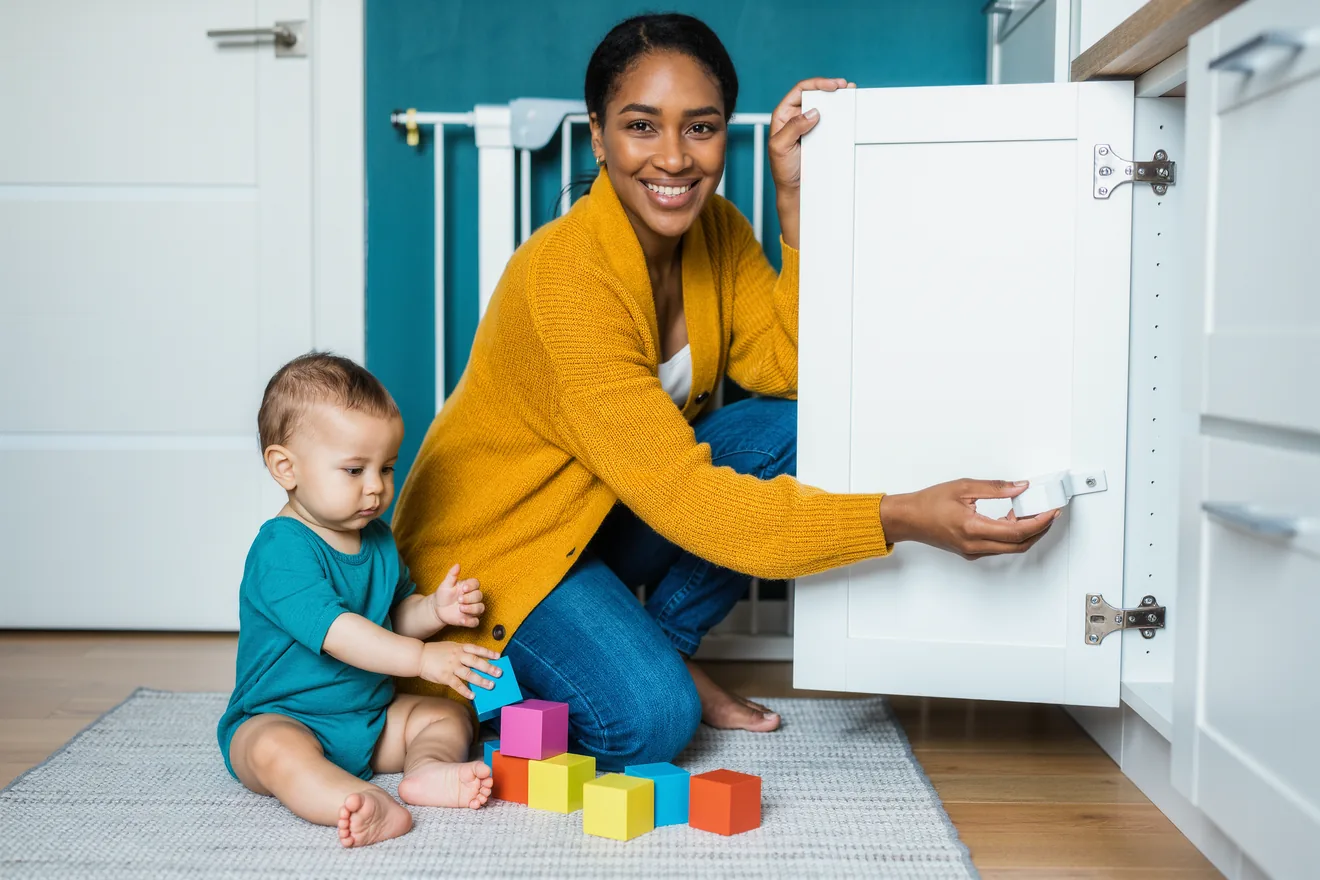 Photo d'illustration : Sécuriser la maison pour bébé