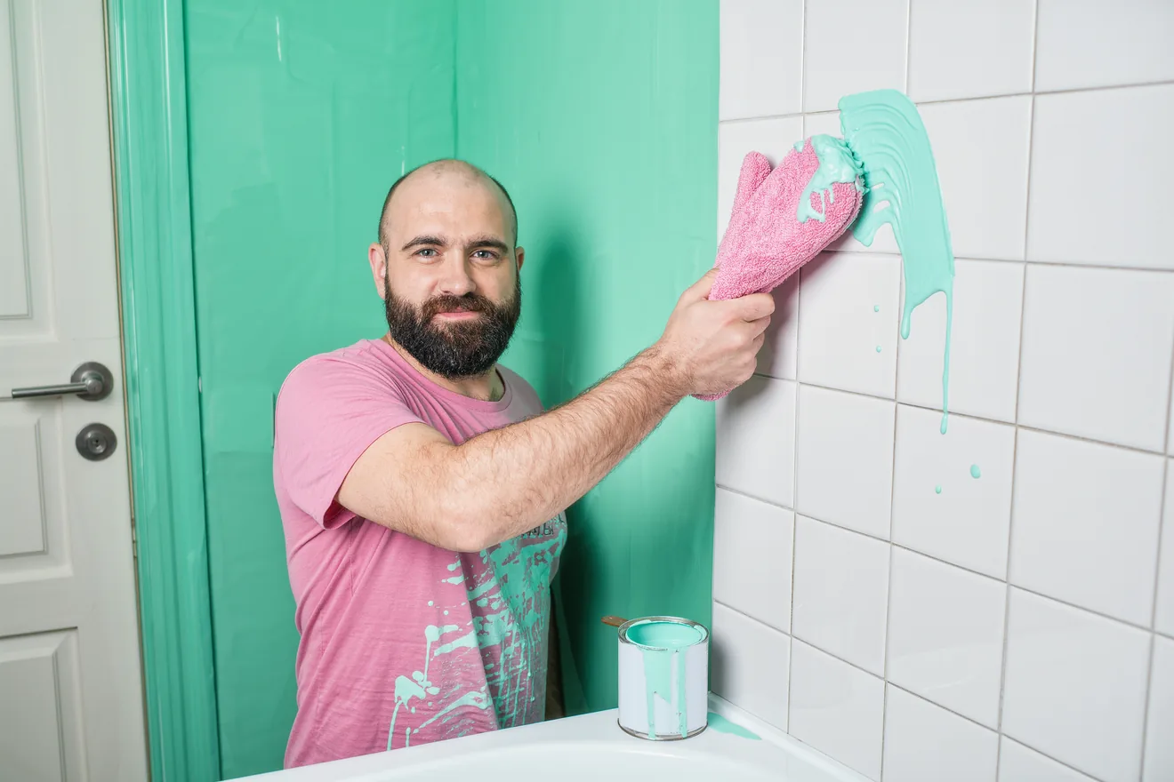 Photo d'illustration : Salle de bain sans travaux