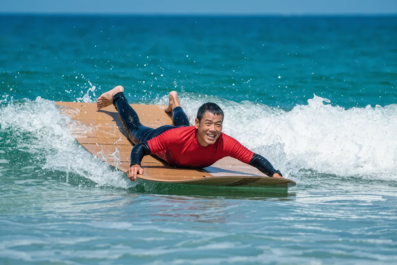 Photo d'illustration : Bodyboard en vacances
