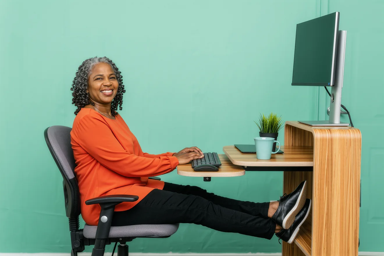 Photo d'illustration : Posture au bureau