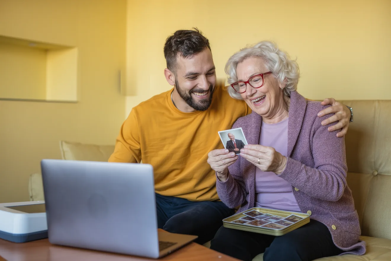 Photo d'illustration : Numériser les photos de famille