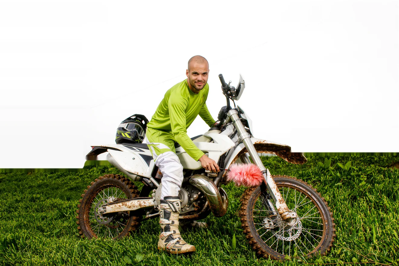 Photo d'illustration : Débuter la moto tout-terrain