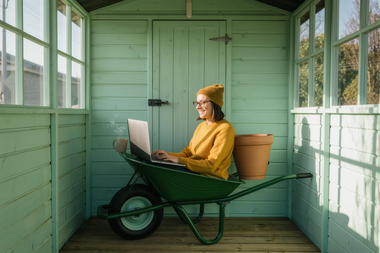 Photo d'illustration : Bureau de jardin