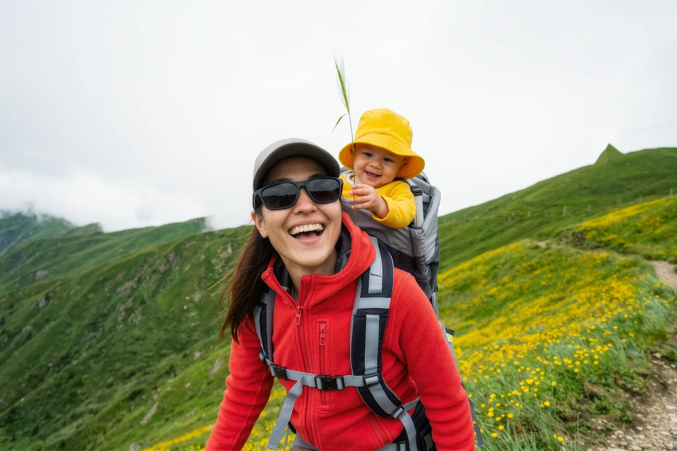 Photo d'illustration : Randonnée avec bébé