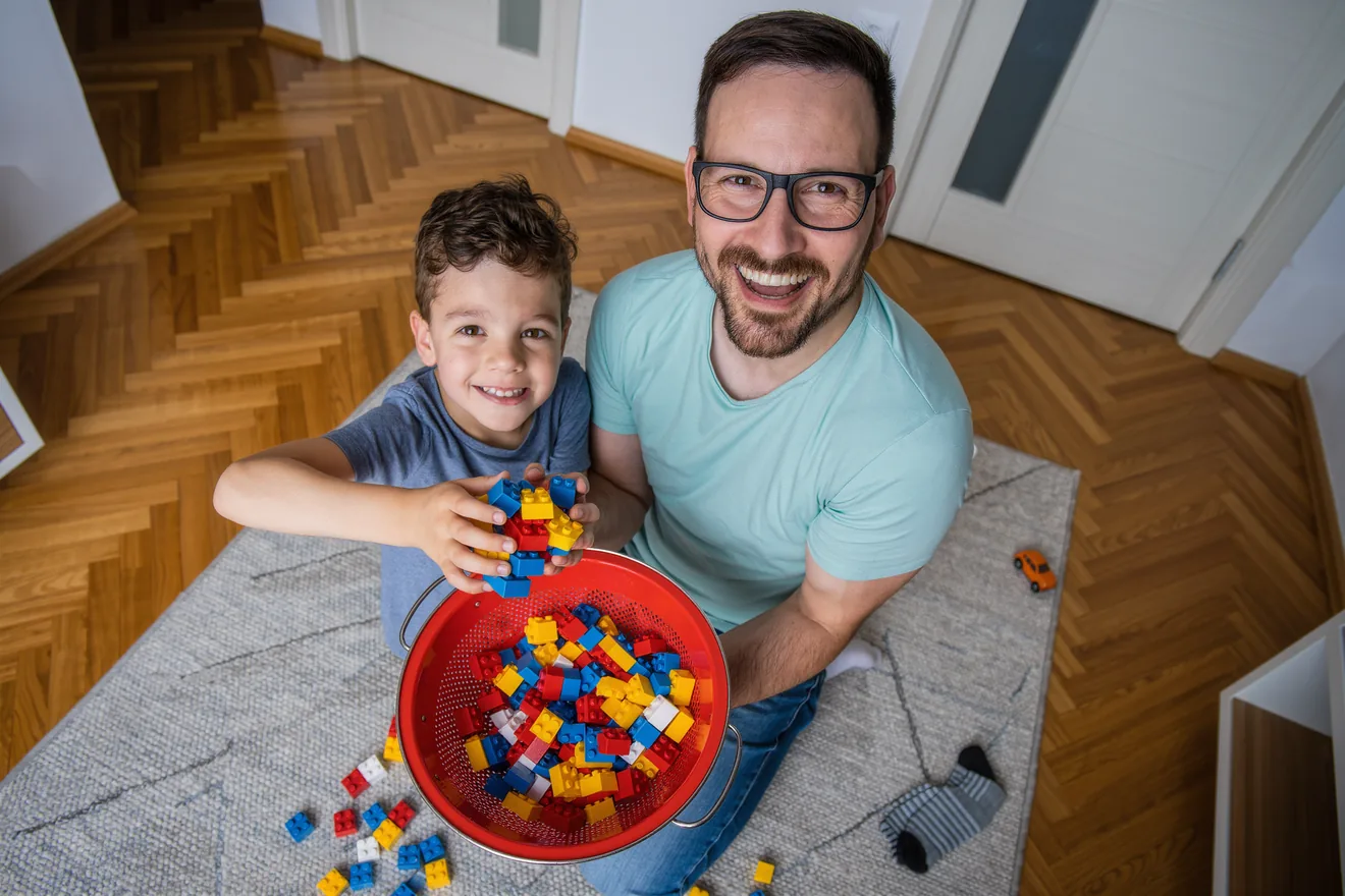 Photo d'illustration : Ranger et jouer aux LEGO