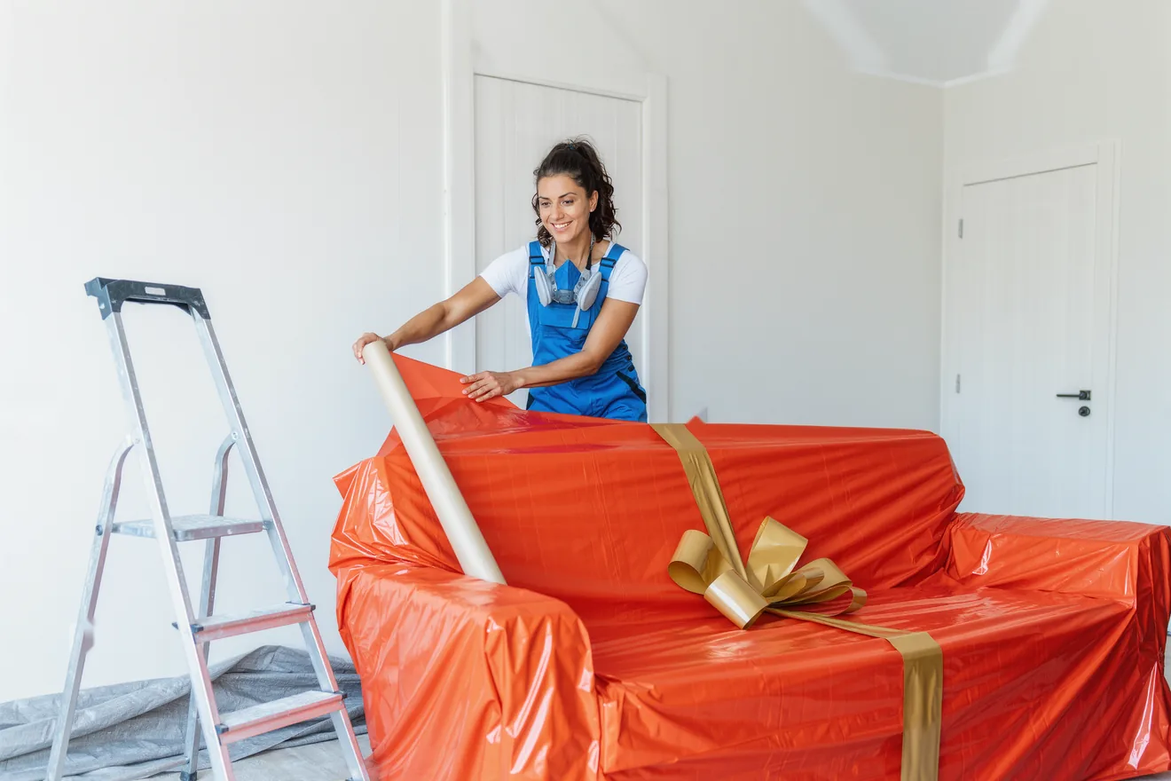 Photo d'illustration : Protections pour chantier