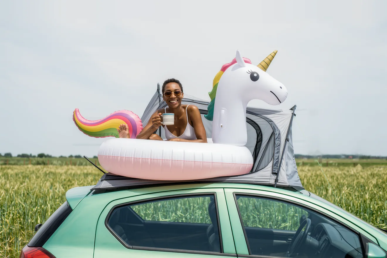 Photo d'illustration : Road trip en tente de toit