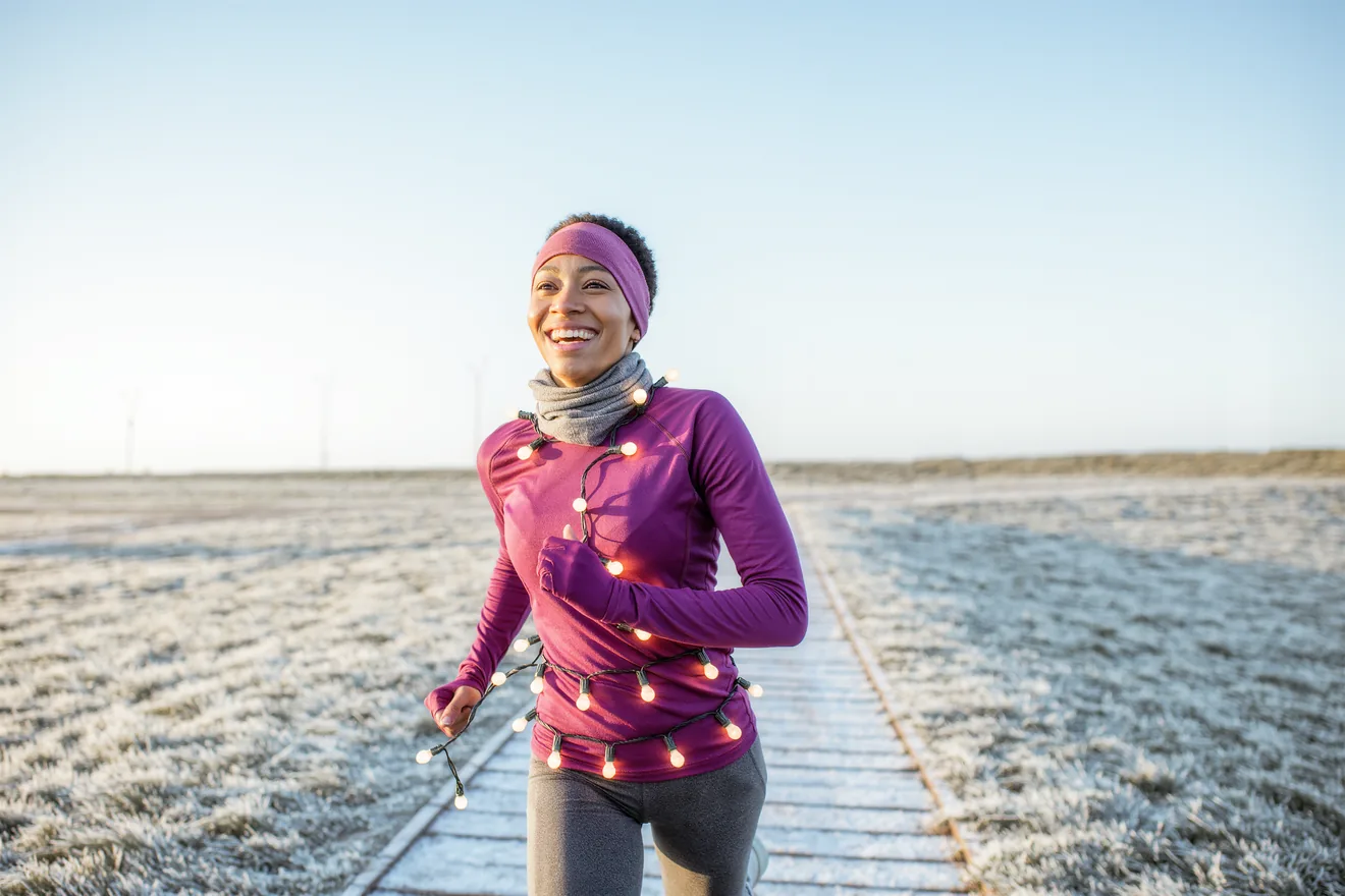 Photo d'illustration : Courir l'hiver et de nuit