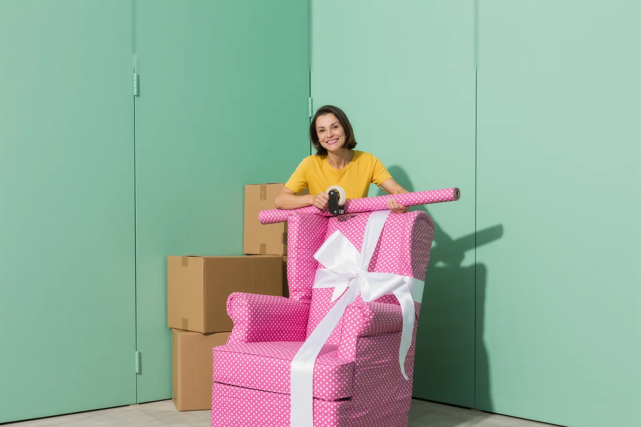 Photo d'illustration : Stocker ses meubles en box