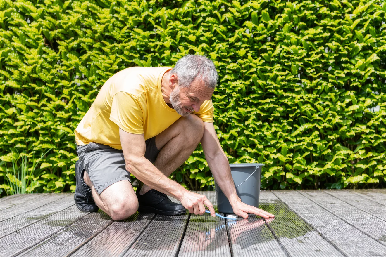 Photo d'illustration : Nettoyer sa terrasse