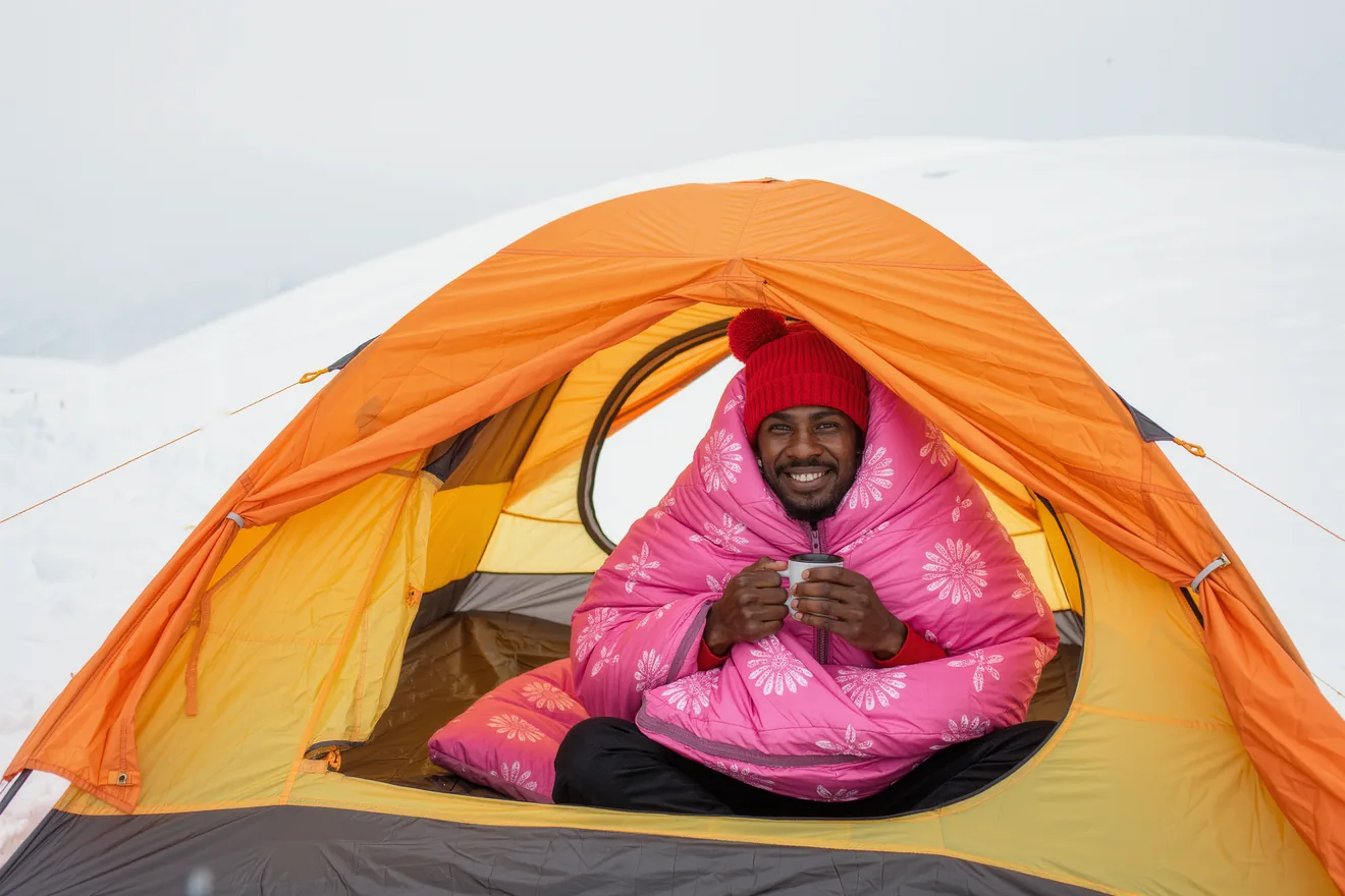 Photo d'illustration : Camper en hiver