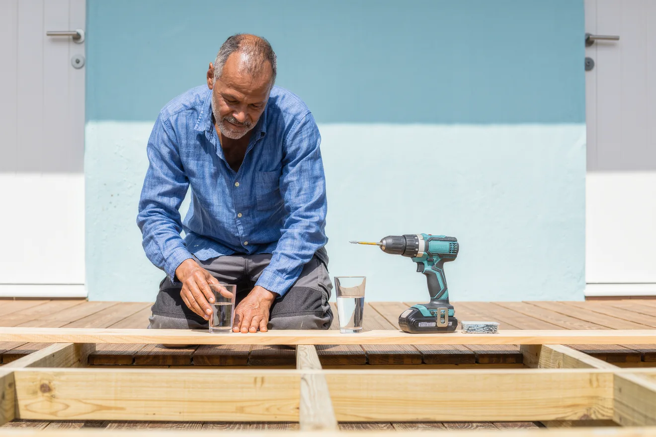 Photo d'illustration : Construire une terrasse en bois